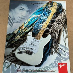 Jimi Hendrix Stratocaster - Fender Guitars - Stratocaster - 1997 Print Ad